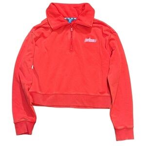 Prince Red Quarter-Zip Pullover